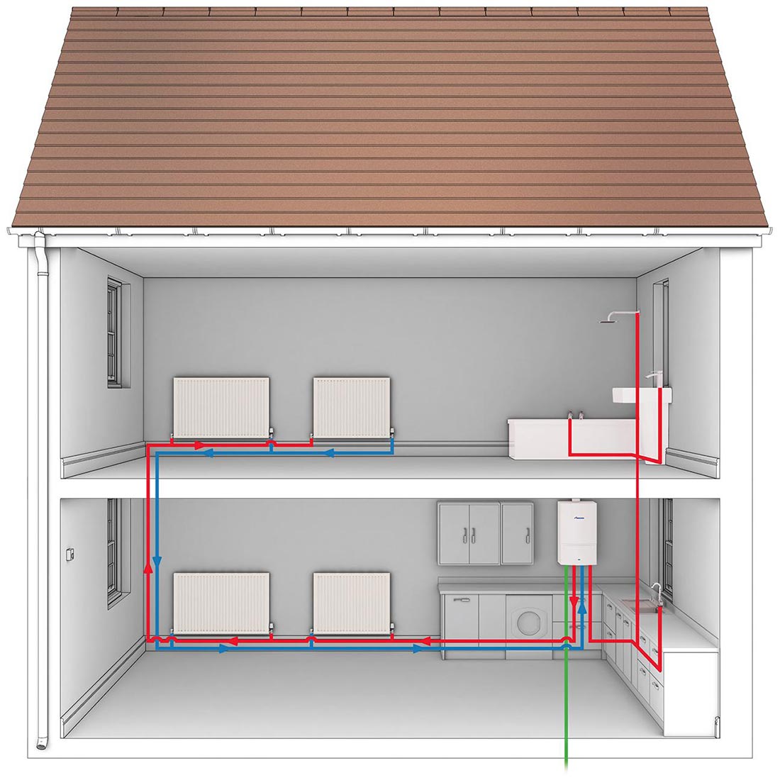 Combi Boiler diagram